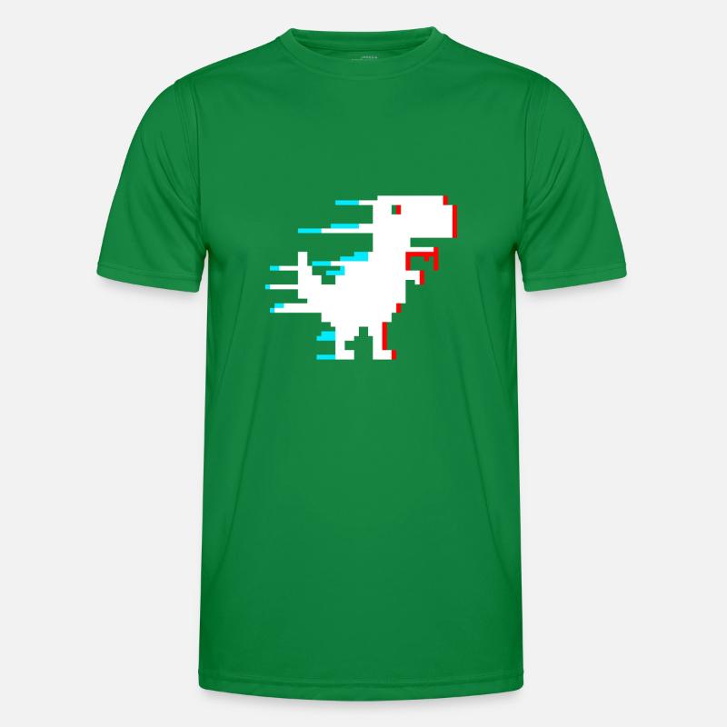 Glitch Internet Connection Lost Männer Funktions-T-Shirt