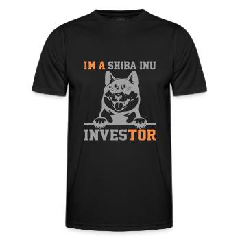 Ich Bin Shiba Inu Investor - Shiba Inu Army - Männer Funktions-T-Shirt - Schwarz - Vorne - AI Model Male 178 dark (178cm)