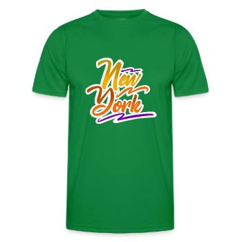 New york - Männer Funktions-T-Shirt - Kelly Green - Vorne - AI Model Male 178 dark (178cm)