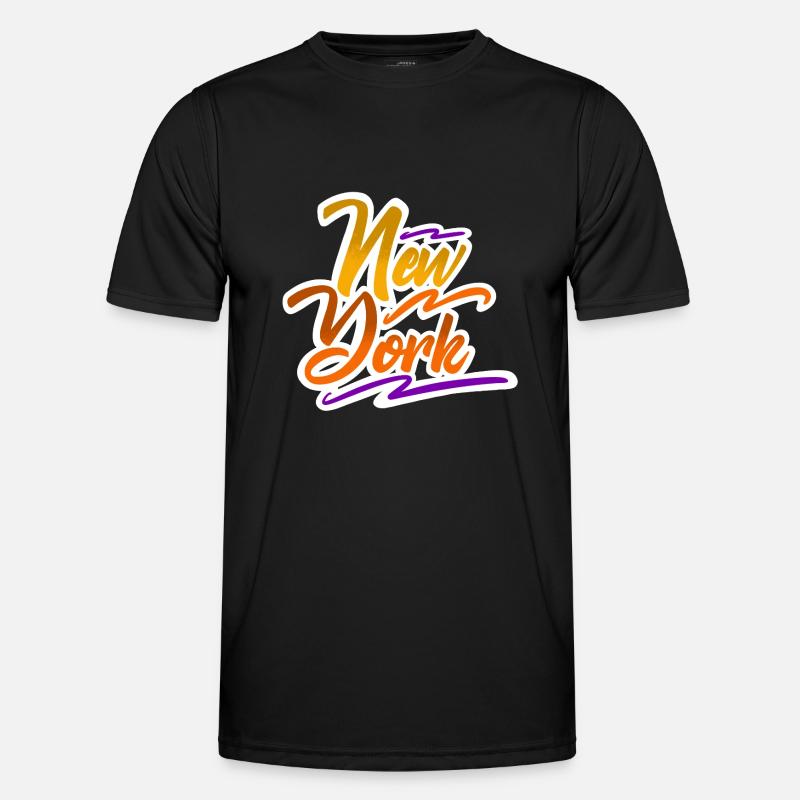 New York - Men's Functional T-Shirt - black