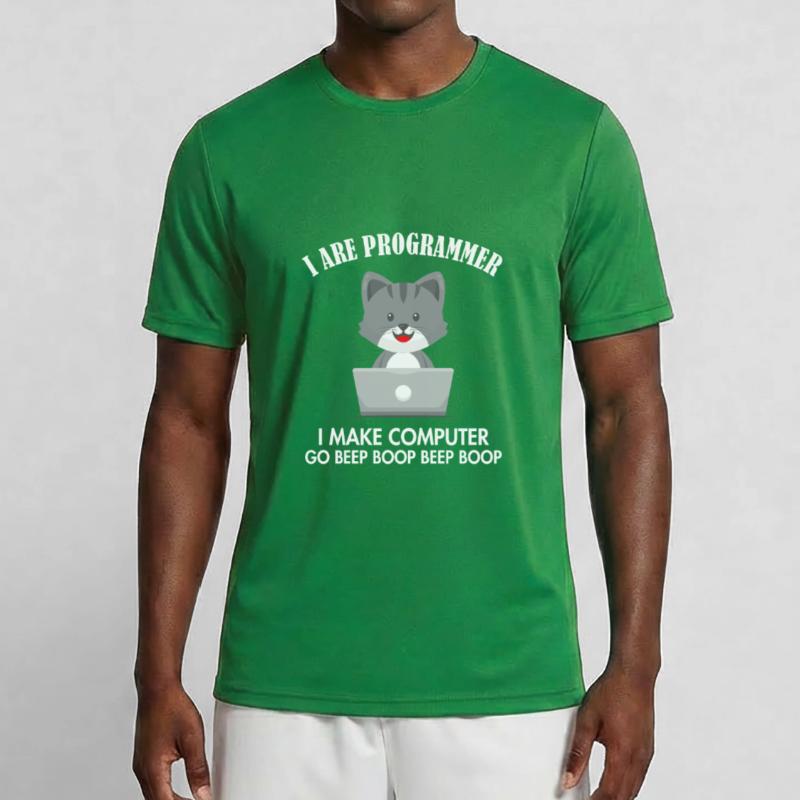 I Are Programmer Cat Softwareentwickler Coder Männer Funktions-T-Shirt