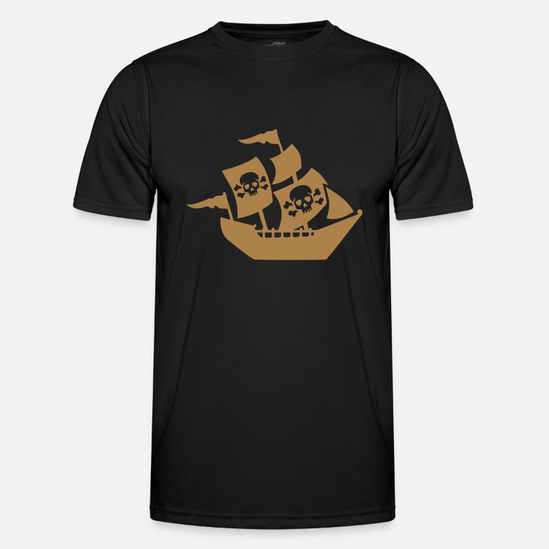 Pirat - Funktionsshirt til herrer - sort
