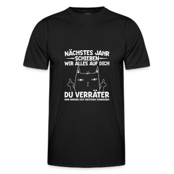 Abschiedsgeschenk Kollege Jobwechsel - Männer Funktions-T-Shirt - Schwarz - Vorne - AI Model Male 178 dark (178cm)