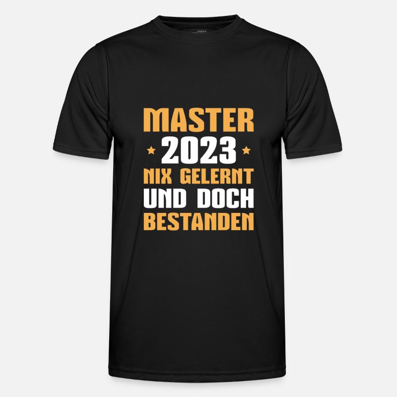Master 2023 Bestandene Masterprüfung Männer Funktions-T-Shirt