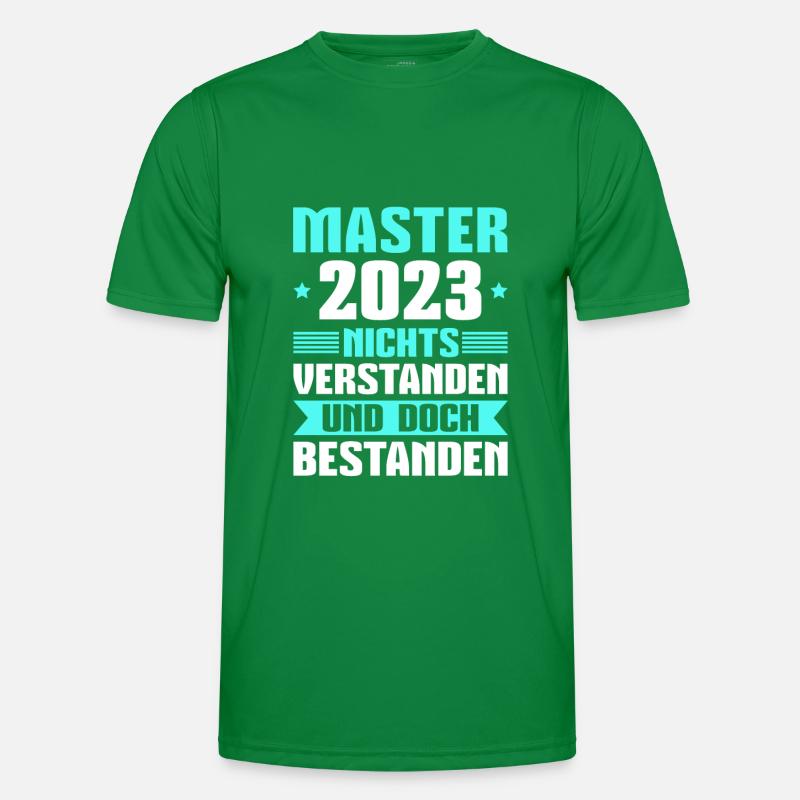 Masterprüfung 2023 Abschluss Master Männer Funktions-T-Shirt