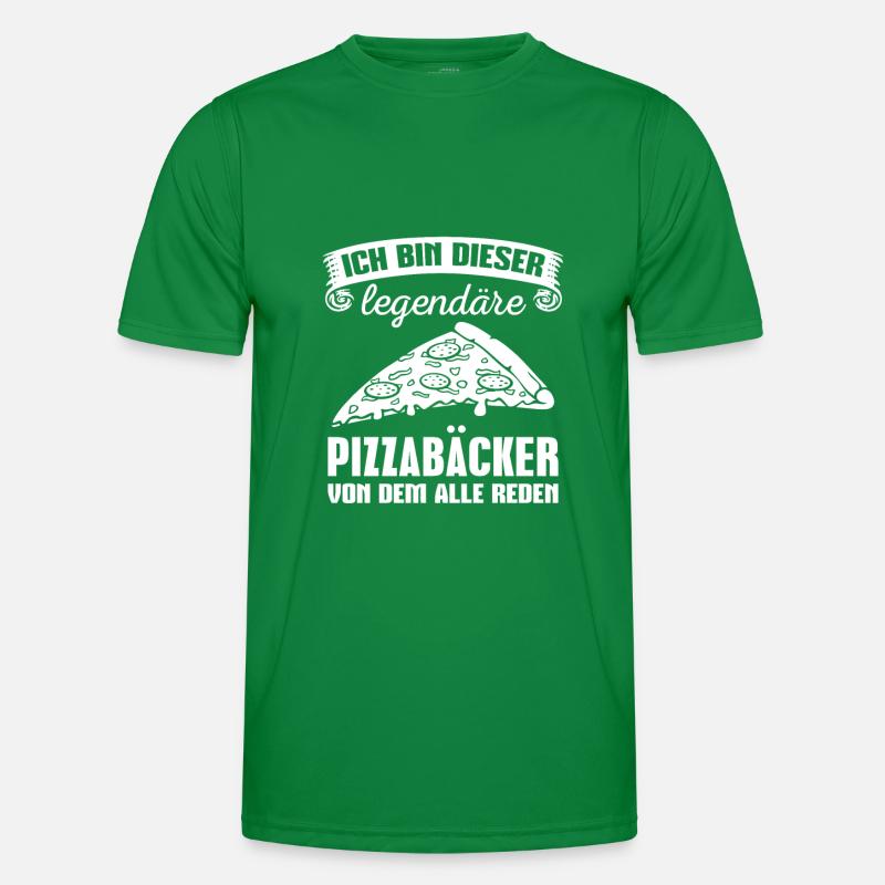 Pizza backen Legendärer Pizzabäcker Männer Funktions-T-Shirt