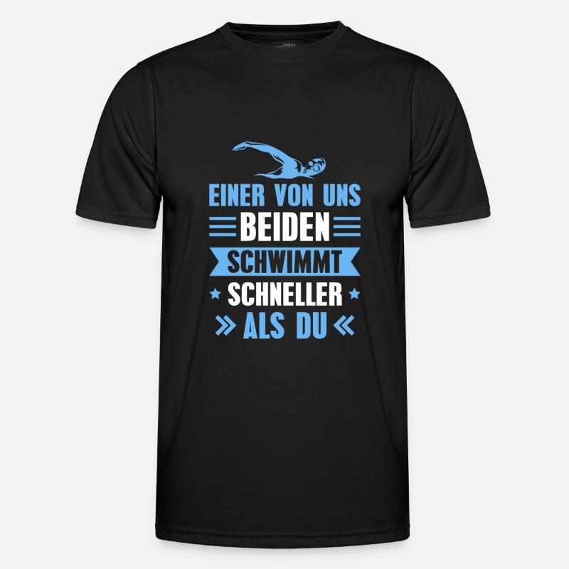 Schwimmen Schwimmbad Freischwimmer Männer Funktions-T-Shirt