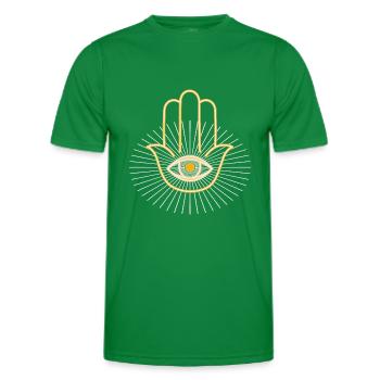 Main de Goa - T-shirt sport Homme - vert - Devant - AI Model Male 178 dark (178cm)