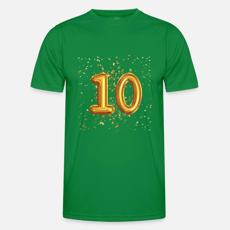 10 ans de conception de ballons T-shirt sport Homme