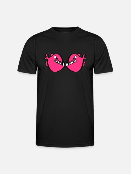 Red piranhas - Men's Functional T-Shirt - black