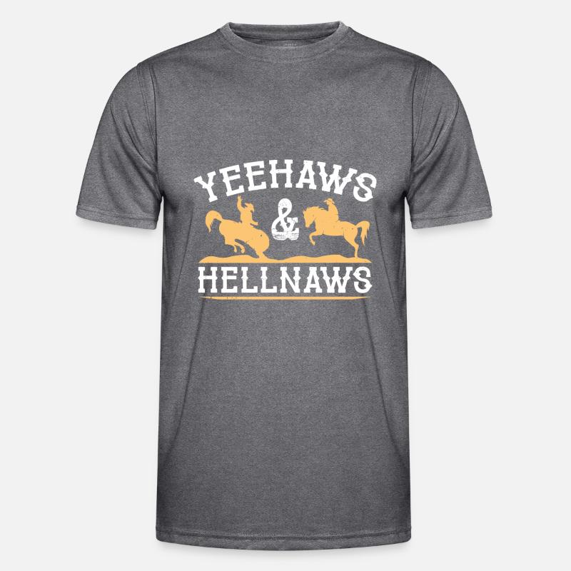 Yeehaws And Hellnaws Men's Functional T-Shirt