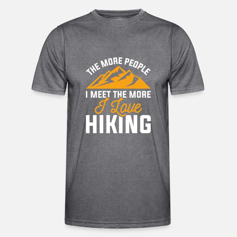 Ich liebe es zu wandern Männer Funktions-T-Shirt