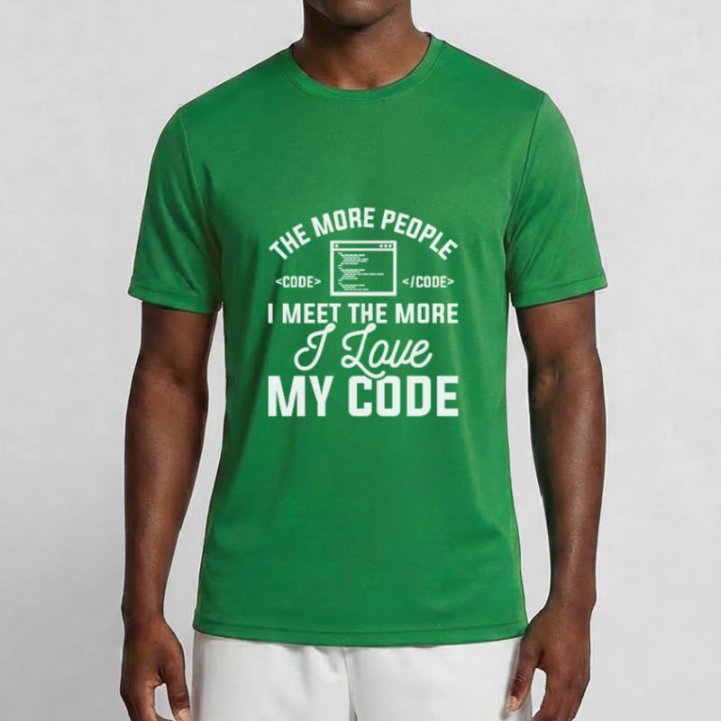 J’aime mon code T-shirt sport Homme
