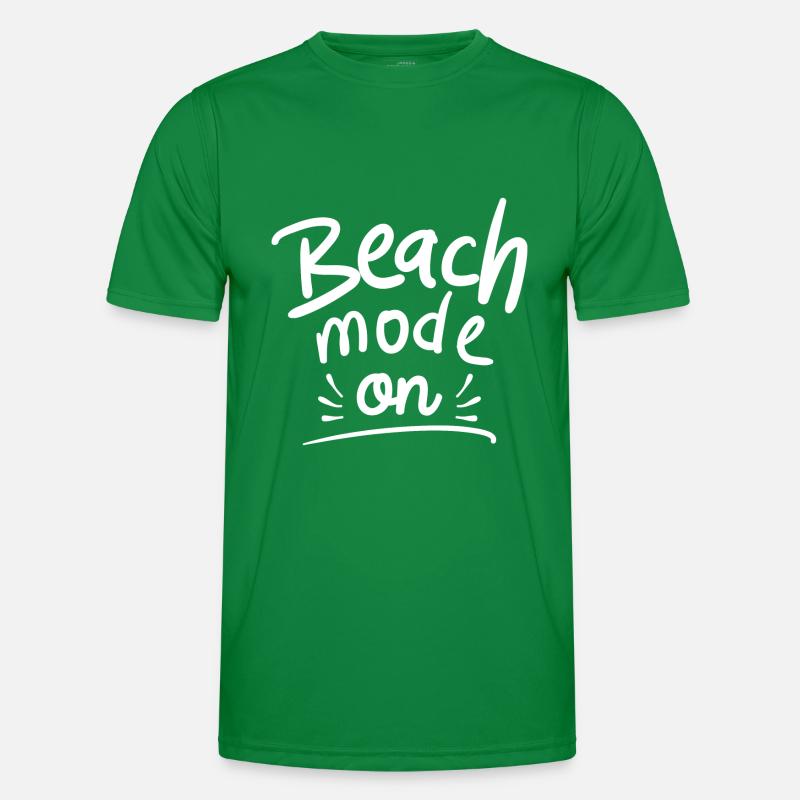 Strandmodus Ein Männer Funktions-T-Shirt