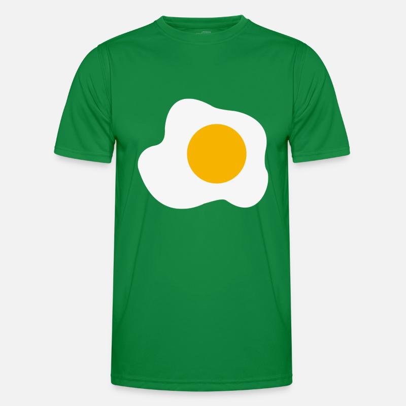 Fried Egg Graphic Breakfast Egg Yolk Lover Men's Functional T-Shirt