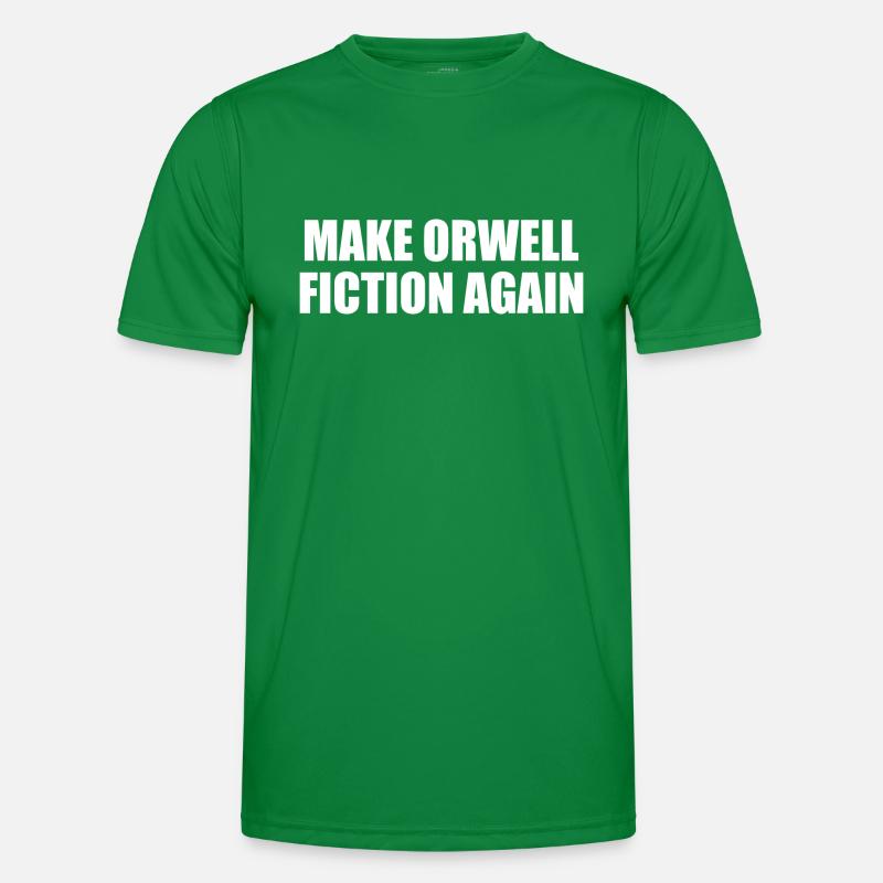 make orwell fiction again T-shirt sport Homme
