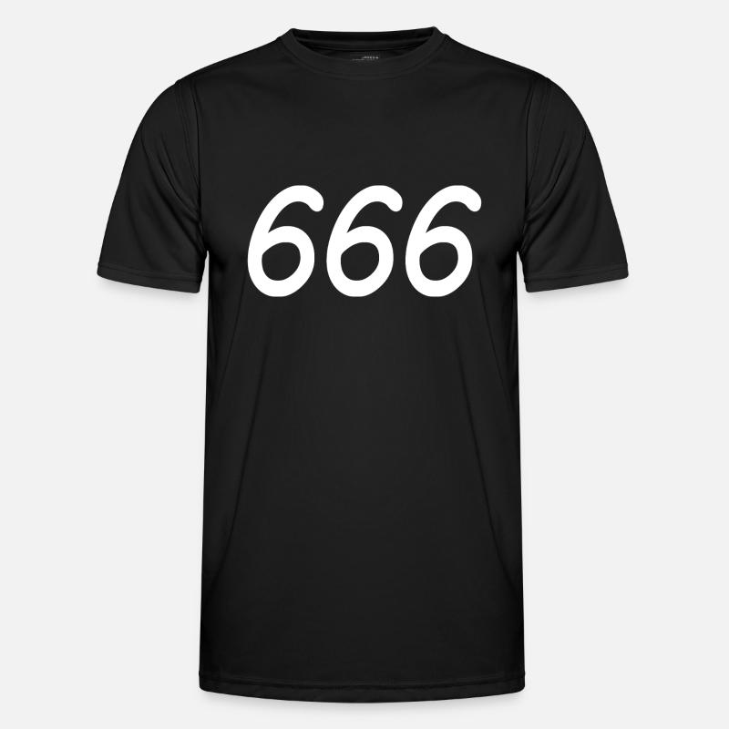 666 - Männer Funktions-T-Shirt - Schwarz