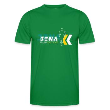 Jena Active Run - Men's Functional T-Shirt - kelly green - Front - AI Model Male 178 dark (178cm)