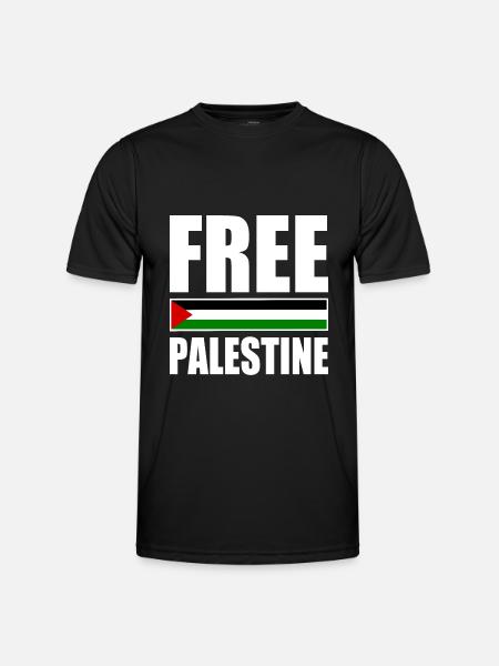 Free palestine - Men's Functional T-Shirt - black