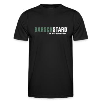 Angeln Angler "Barsch oder Hecht" Angelhaken - Männer Funktions-T-Shirt - Schwarz - Vorne - AI Model Male 178 dark (178cm)