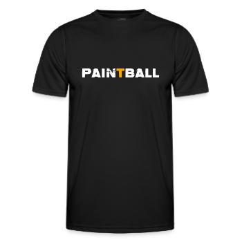 Paintball Gotcha Paintballspieler - Männer Funktions-T-Shirt - Schwarz - Vorne - AI Model Male 178 dark (178cm)