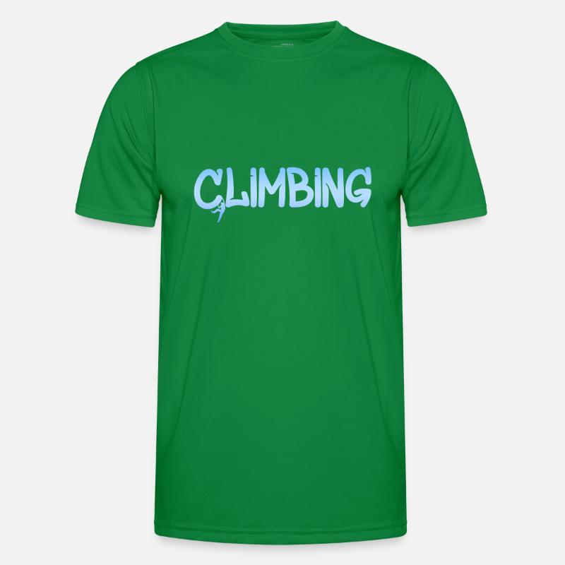 Climbing Bouldern Klettern Männer Funktions-T-Shirt