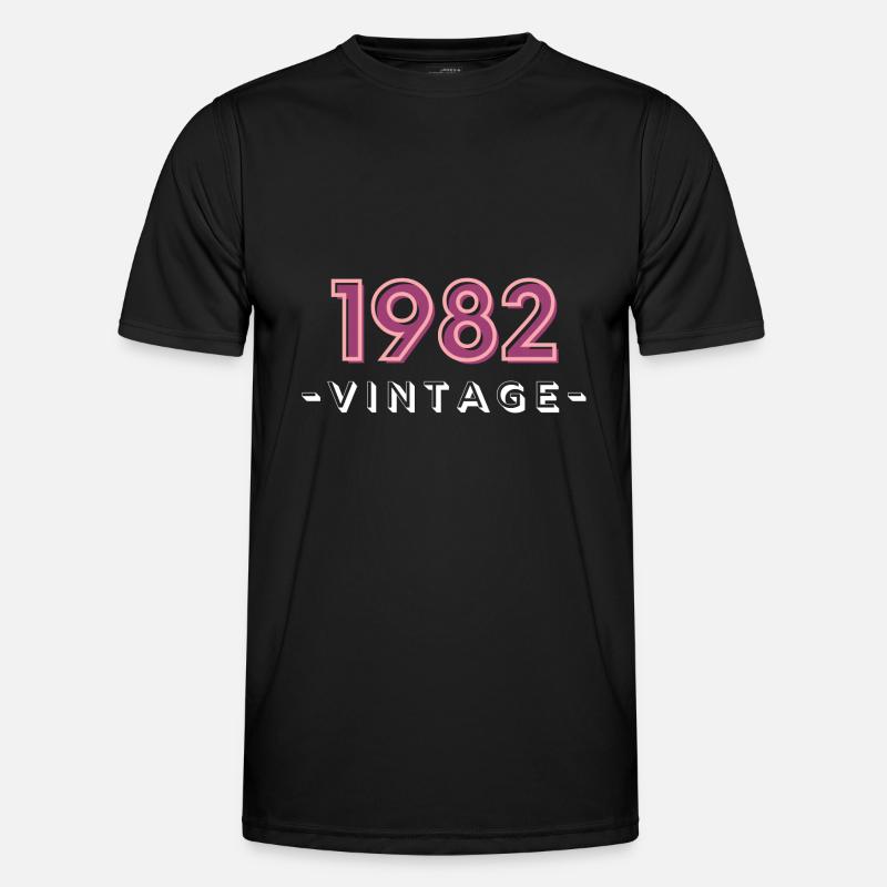 born 1982 gift idea birthday year 82 Men's Functional T-Shirt