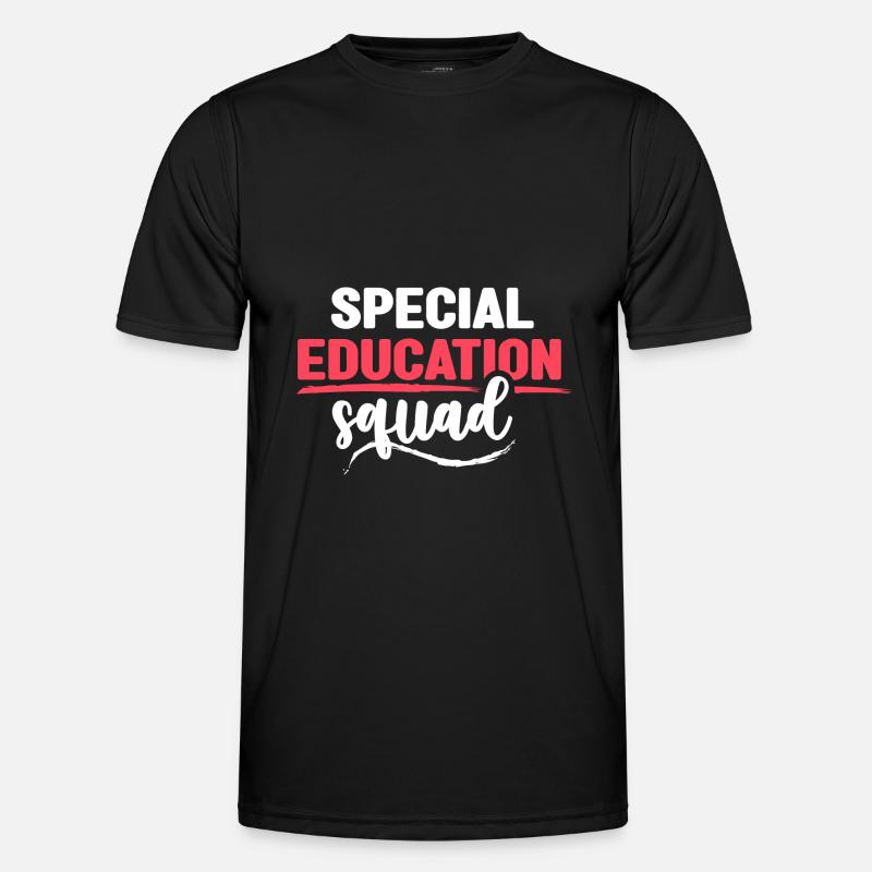 Special education squad - Männer Funktions-T-Shirt - Schwarz