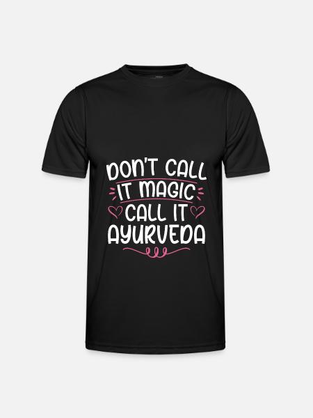 Ayurveda - Men's Functional T-Shirt - black