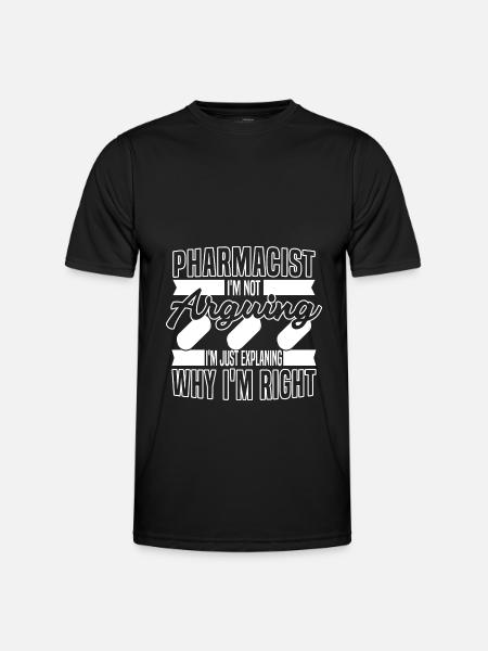 Pharmacist Gift Idea | Pharmacist Pharmacy Profession - Men's Functional T-Shirt - black