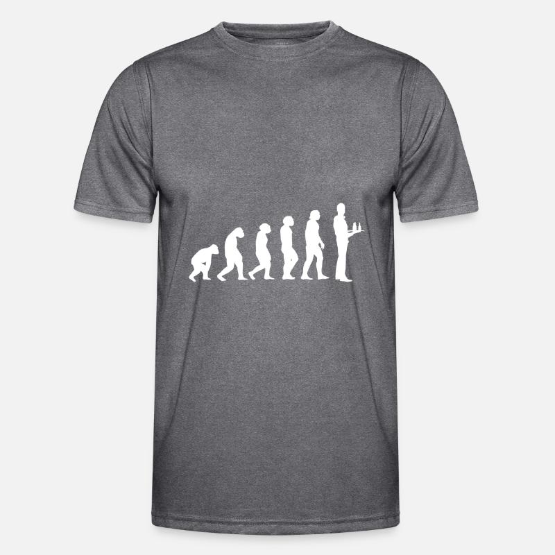 Evolution Kellner Männer Funktions-T-Shirt