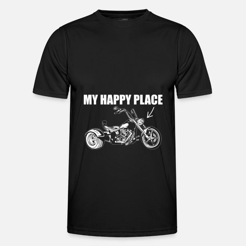 Trike - Männer Funktions-T-Shirt - Schwarz