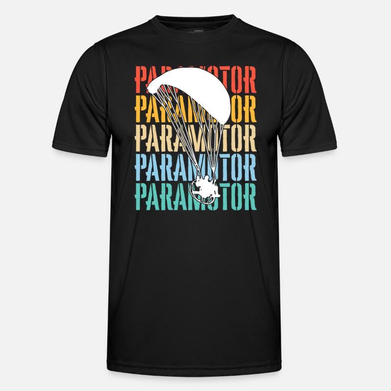 Paramotoring Paramotor - Men's Functional T-Shirt - black