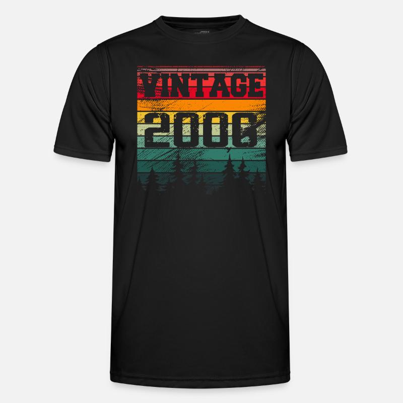 2000 Vintage 2000 Retro Geburtstagsgeschenk Männer Funktions-T-Shirt