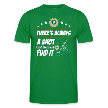 Billiards Player - Männer Funktions-T-Shirt - Kelly Green - Vorne - AI Model Male 178 dark (178cm)