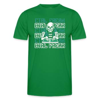 Développeur logiciel CTRL Freak - T-shirt sport Homme - vert - Devant - AI Model Male 178 dark (178cm)