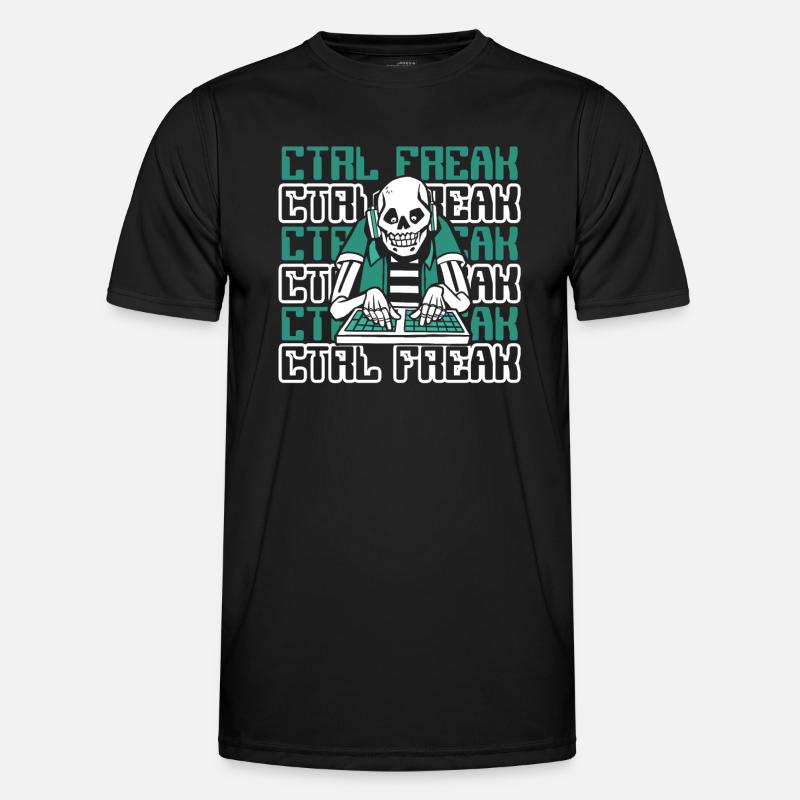 CTRL Freak Softwareentwickler Developer - Männer Funktions-T-Shirt - Schwarz