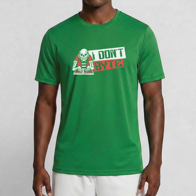 I Don't Byte Softwareingenieur Developer Coder Männer Funktions-T-Shirt
