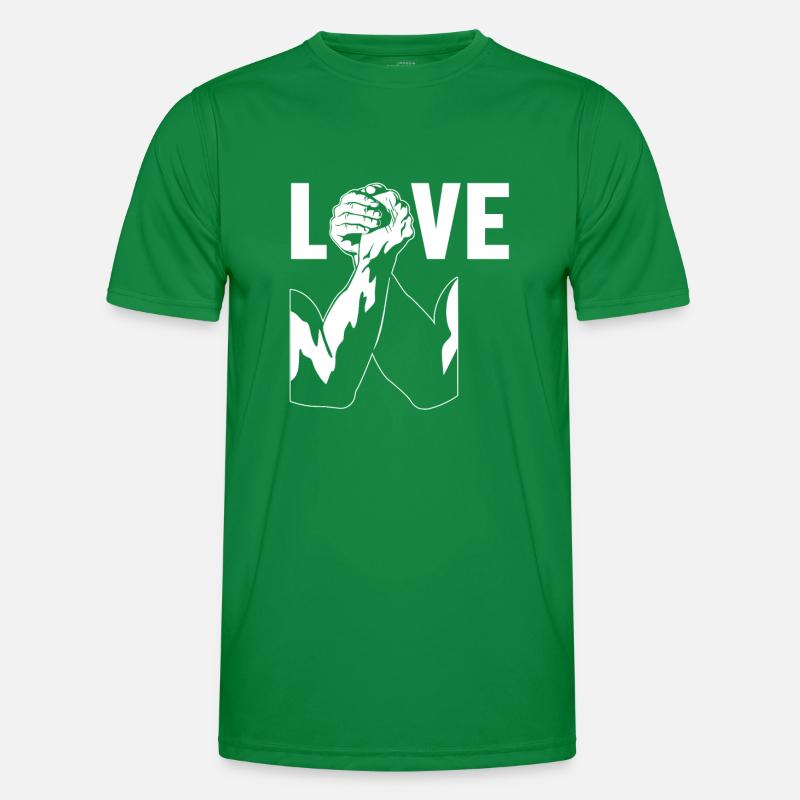 Techniques d’amour Exercice Main Lutte Bras T-shirt sport Homme