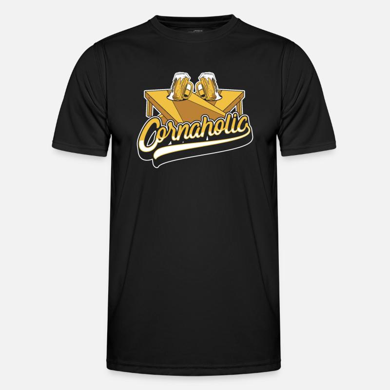 Cornaholic Spielbretter Sitzsack Professional Männer Funktions-T-Shirt