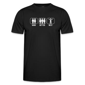 Gut Besser Beste Oper Haus Sänger Liebhaber Oper - Männer Funktions-T-Shirt - Schwarz - Vorne - AI Model Male 178 dark (178cm)