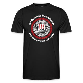 Northern Souls - Men's Functional T-Shirt - black - Front - AI Model Male 178 dark (178cm)