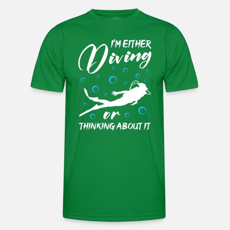 Soit je plonge, soit j’y pense T-shirt sport Homme