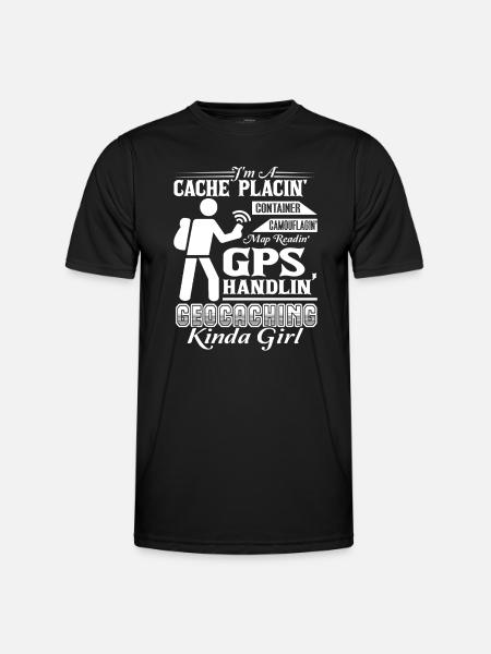 Geocaching Geocaching Kinda - Men's Functional T-Shirt - black