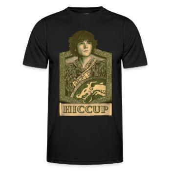 How to Train Your Dragon Hiccup - Men's Functional T-Shirt - black - Front - AI Model Male 178 dark (178cm)