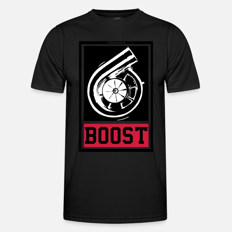 BOOST - Männer Funktions-T-Shirt - Schwarz