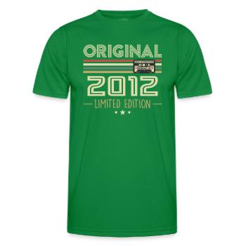 Vintage 2012 Original Vintage Anniversaire Rétro - T-shirt sport Homme - vert - Devant - AI Model Male 178 dark (178cm)