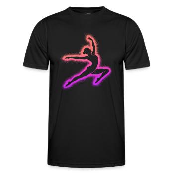Gymnast Gymnastics Artistic Gymnastics Children Women Gymnastics - Men's Functional T-Shirt - black - Front - AI Model Male 178 dark (178cm)