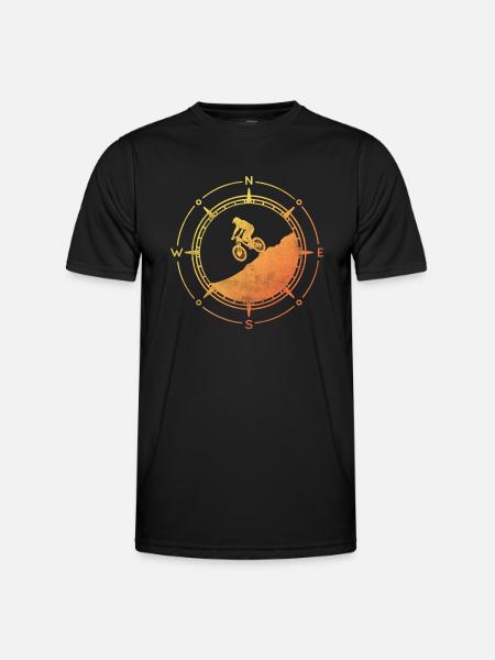 VTT Cyclisme VTT - T-shirt sport Homme - noir
