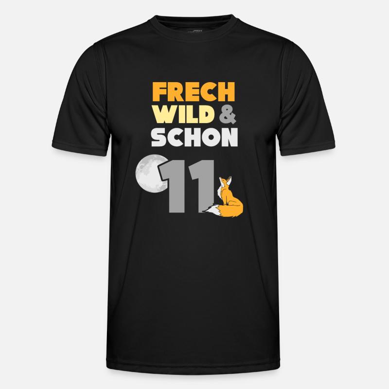 11 Jahre Geburtstag Junge Mädchen Fuchs Männer Funktions-T-Shirt